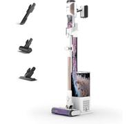 Shark Detect Clean & Empty Aspirateur balai sans fil, aspiration puissante, détection des saletés, base autovidante de 2 L, 60 min, anti-emmêlement, multi-surfaces, suceur plat, blanc IW3612EUT