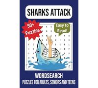 Shark Attack a Shark Themed Word Search Puzzle Book: Word Searches with Easy to Read Print about Sharks, the Deep Blue, Predators and More | 6x9 ... Gift for Vacations, Holydays and Free Times