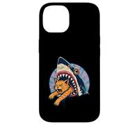 Shark Attacks Mangeant Chat Prédateur Océan Animal Marine Danger Coque pour iPhone 14