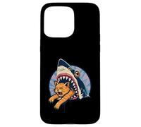 Shark Attacks Mangeant Chat Prédateur Océan Animal Marine Danger Coque pour iPhone 15 Pro Max