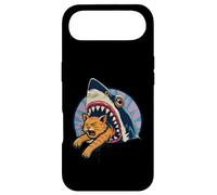 Shark Attacks Mangeant Chat Prédateur Océan Animal Marine Danger Coque pour iPhone Air