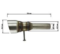 Shark Auspuff dB-killer au SHARK DSX-5 silencieux SHARK DSX-5 DÄMPFER