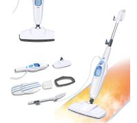 Shark Balai vapeur pour sols durs, balai à vapeur électrique, balai à poussière humide et sec, avec 2 serpillères lavables, nettoyant pour sols stratifiés