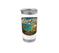 Shark Bay Australie Vacances Shark Bay Australie occidentale Gobelet isotherme en acier inoxydable double paroi