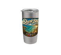 Shark Bay Australie Vacances Shark Bay Australie occidentale Gobelet isotherme en acier inoxydable double paroi