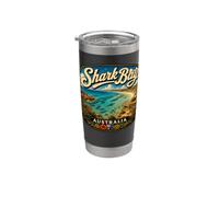 Shark Bay Australie Vacances Shark Bay Australie occidentale Gobelet isotherme en acier inoxydable double paroi