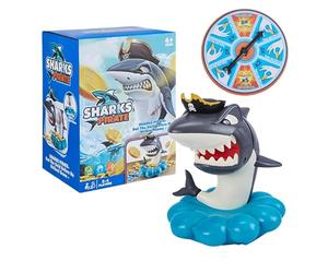 Shark Bite Game | ABS Interactive Board Toy, Family Prank Game | Funny Competitive Gold Coin Stealing Toy For Kids And Adults, Birthday, Picnic, Camping, Beach, Party Entertainment | Battery-P