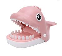 Shark Biting Finger Game, Touch Teeth Snapping Shark, Shark Biting Finger Game, Parent Child Interactive Stress Relief Toy for Birthday Party(Rose)
