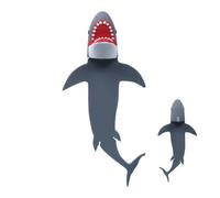Shark Bookmark, 3D Bookmark for Kids, Shark Crocodile Shape, Drôle Reading Gift, Student, 3D Animal Bookmarks Cartoon Marchés de Noël pour adolescents, garçons, filles aider à lire