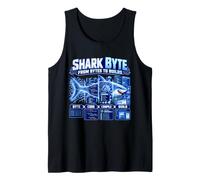 Shark Byte de octets à Construire Coding Computer Science Tech Débardeur