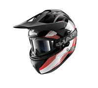 SHARK Casque Cross Explore-R Peka, Noir blanc rouge, Taille XL