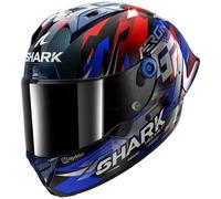 SHARK Casque moto intégral Aeron GP FIM Racing #1 Replica Zarco Victory 2025 Bleu XL