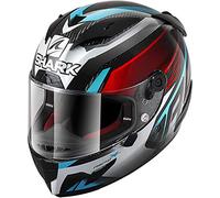 Shark, Casque intégral moto Race R Pro Aspy CARBON, rouge bleu DRB, S