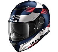 SHARK, Casque intégral moto, Spartan Strad bleu mat blanc rouge, XXL
