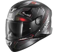 SHARK, Casque intégral Skwal 2 Venger noir mat anthracite rouge KAR Taille S