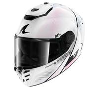 SHARK Casque intégral Spartan RS Speed-Tech Blanc/Fuchsia/Argent/Noir Taille M