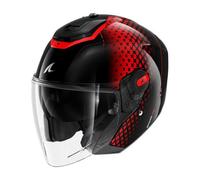 SHARK Casque jet RS JET STRIDE Open-Face – Rouge/Noir/Anthracite – XS