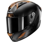 SHARK Casque intégral Aeron Carbon Skin – Charbon-bronze – Taille 2XL (Homme)