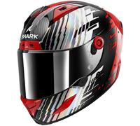 SHARK Casque moto Aeron Edgy Carbon / Red / Chrom XS