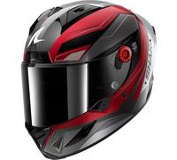 SHARK Casque intégral Aeron Mekarium Carbon Noir/Rouge/Argent XS