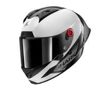 SHARK Casque moto Aeron GP Blank SP Carbon / White / Anthracite XS