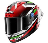 Casque Intégral Shark AERON GP FIM RACING #1 FIRSTLAP Carbon Red Green