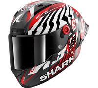 SHARK, Casque Moto Intégral AERON-GP FIM RACING #2 SPEED-FANCY Carbon White Red DWR, XXL