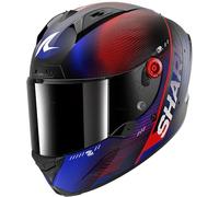SHARK, Casque Moto Intégral AERON SPEED-TECH Carbon Blue Red DBR, XS