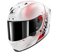 SHARK, Casque Moto Intégral AERON SPEED-TECH Carbon White Red DWR, XXL