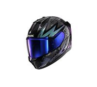 SHARK, Casque Moto intégral D-SKWAL 3 Blast-R Noir / Bleu / Violet, M