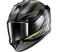SHARK, Casque Moto intégral D-SKWAL 3 SIZLER Noir / Gris / Jaune, S