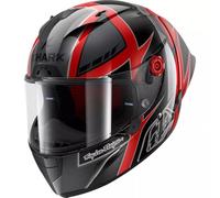 SHARK, Casque Moto Intégral Race-R Pro GP Replica CAM Petersen x Troy Lee Designs Black Red Anthracite, XL