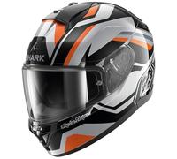 SHARK, Casque Moto Intégral RIDILL 2 APEX x Troy Lee Design Silver Black Orange, M