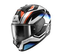 SHARK, Casque Moto Intégral RIDILL 2 APEX x Troy Lee Designs Black White Blue KWB,