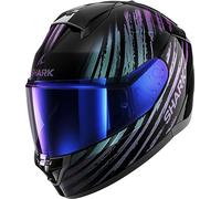 SHARK, Casque Moto intégral RIDILL 2 ASSYA Noir / Bleu / Mauve KXK, S