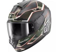 SHARK, Casque Moto Intégral RIDILL 2 Matrix Camo x Troy Lee Designs Anthracite Green Chocolate AGN, XS