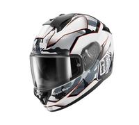 SHARK, Casque Moto Intégral RIDILL 2 MATRIX CAMO x TROY LEE DESIGNS White Silver Red, S