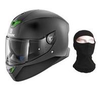 SHARK Casque Moto SKWAL 2 BLANK Mat KMA, Noir, Taille S
