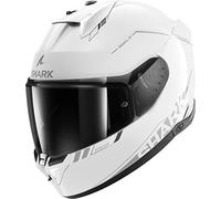 Shark Skwal i3 Blank SP Casque, blanc-argent, taille L pour homme