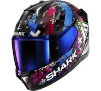 SHARK, Casque Moto intégral SKWAL i3 Hellcat Noir/Bleu, L