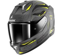 SHARK, Casque Moto intégral SKWAL i3 LINIK Gris / Jaune,