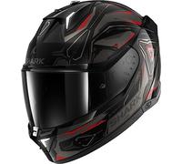 SHARK, Casque Moto intégral SKWAL i3 LINIK Noir / Rouge / Gris, M