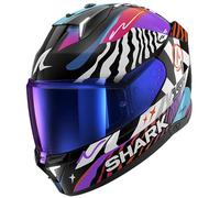 SHARK Casque moto intégral Skwal i3 Speed-Fancy Noir/Blanc/Orange Taille XS Homme