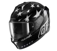 SHARK, Casque Moto Intégral SKWAL i3 US Flag x Troy Lee Designs Black Anthracite KAA, M
