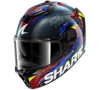 SHARK Casque intégral SPARTAN GT PRO CARBON SPEED-VIB Carbon Bleu Rouge
