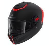 SHARK, Casque moto intégral SPARTAN RS BLANK SP Noir / Rouge KOK, M