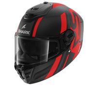 SHARK, Casque Moto intégral Spartan RS Carbon Shawn Noir / Rouge DAR, M