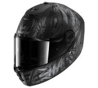 SHARK, Casque Moto intégral Spartan RS SHAYTAN Mat Noir / Gris KAA, XS