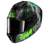 SHARK, Casque Moto intégral Spartan RS SHAYTAN Noir / Vert KGA, L