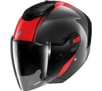 SHARK, Casque Moto Jet RS Jet Carbon Skin Red Carbon DRD, S